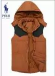 ralph lauren veste sans manches hommes militaires mode hot orange bl